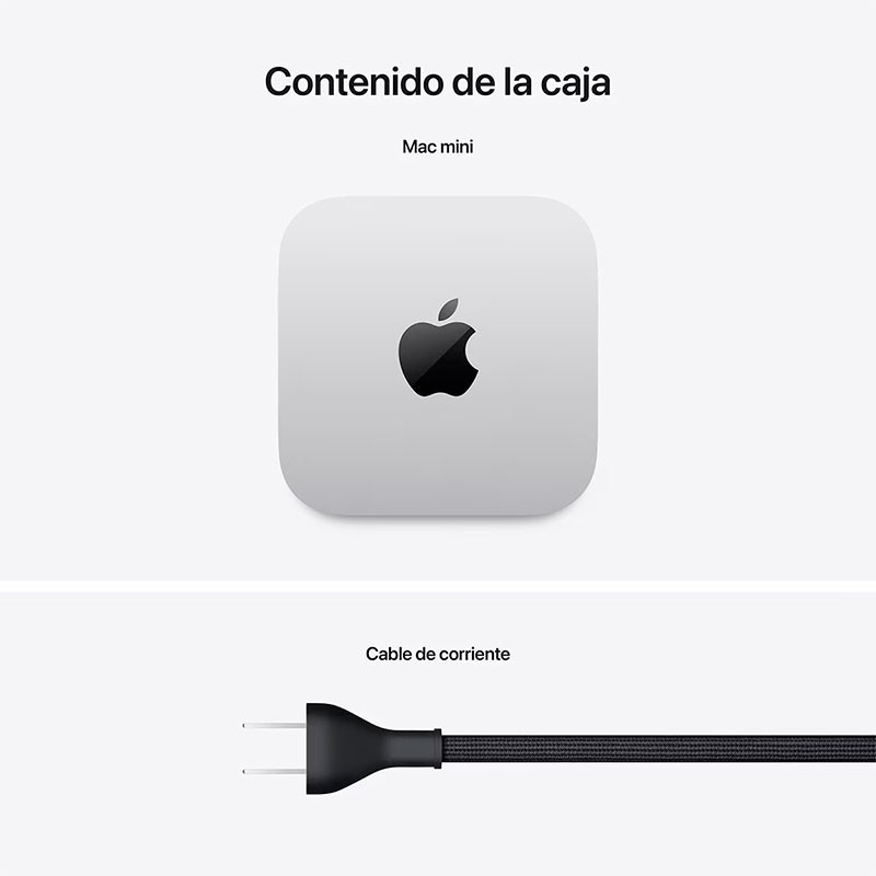 Apple Mac mini M4 24Go/512Go SSD macOS Argent - Ítem7
