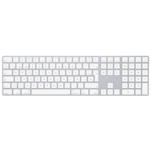 Teclado de membrana Apple Magic Keyboard com Teclado Numérico Prata