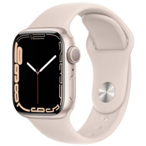 Apple Watch Series 7 Cellular 41mm Aluminio Blanco Estrella/Correa Deportiva Blanco Estrella