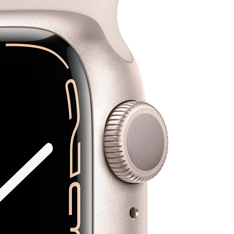 Apple Watch Series 7 GPS 41mm Aluminio Blanco Estrella/Correa Deportiva Blanco Estrella - Ítem2