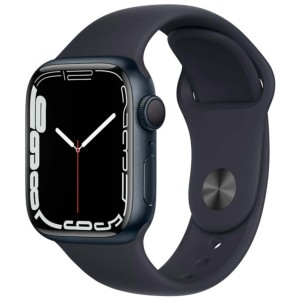 Apple Watch Series 7 Cellular 41mm Aluminium Minuit/Bracelet Sport Minuit