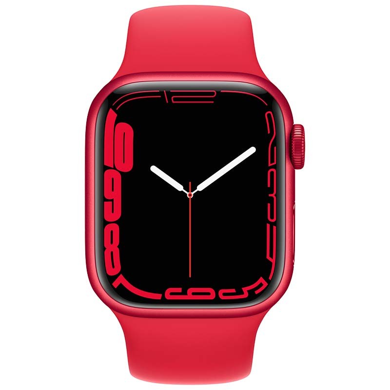 Apple Watch Series 7 GPS 41mm Aluminio PRODUCT(RED)/Correa Deportiva Roja - Reloj inteligente - Ítem1