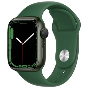 Apple Watch Series 7 Cellular 41mm Aluminium Green/Clover Green Sport Band