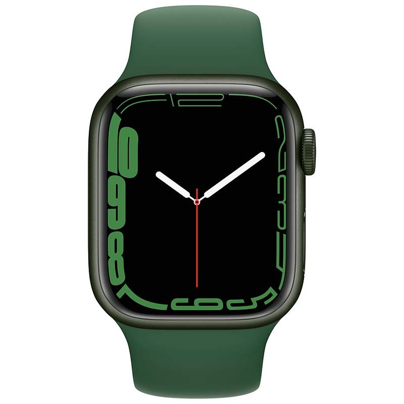 Apple Watch Series 7 Cellular 41mm Aluminio Verde/Correa Deportiva Verde - Ítem1