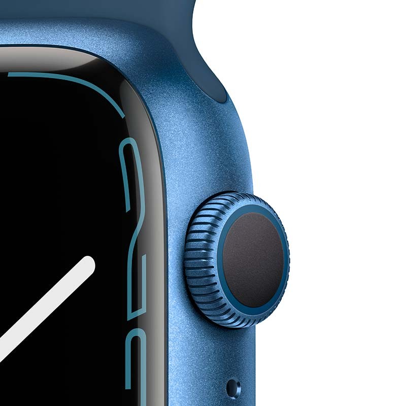 Apple Watch Series 7 GPS 45mm Aluminio Azul/Correa Deportiva Azul Abismo - Ítem2