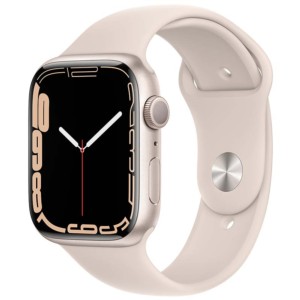 Apple Watch Series 7 Cellular 45mm Alumínio Luz Das Estrelas/Bracelete Desportiva Luz Das Estrelas