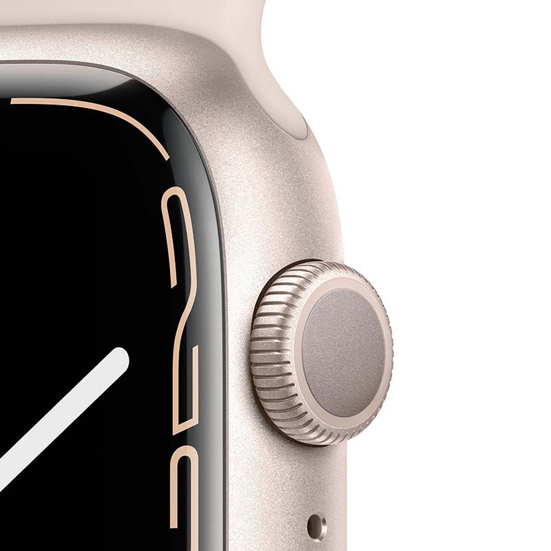 Apple Watch Series 7 Cellular 45mm Aluminio Blanco Estrella/Correa Deportiva Blanco Estrella - Ítem2