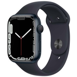 Apple Watch Series 7 Cellular 45mm Aluminium Minuit/Bracelet Sport Minuit