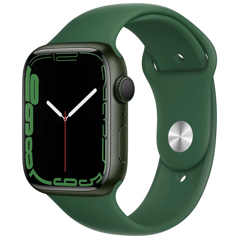 Apple Watch Series 7 Cellular 45mm Aluminio Verde/Correa Deportiva Verde - Reloj inteligente - Ítem