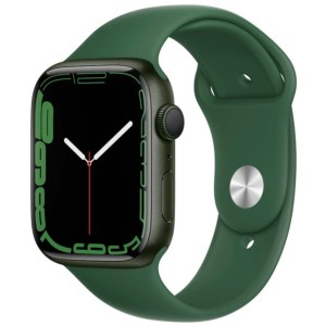 Apple Watch Series 7 Cellular 45mm Aluminium Vert/Bracelet Sport Vert - Montre Connectée