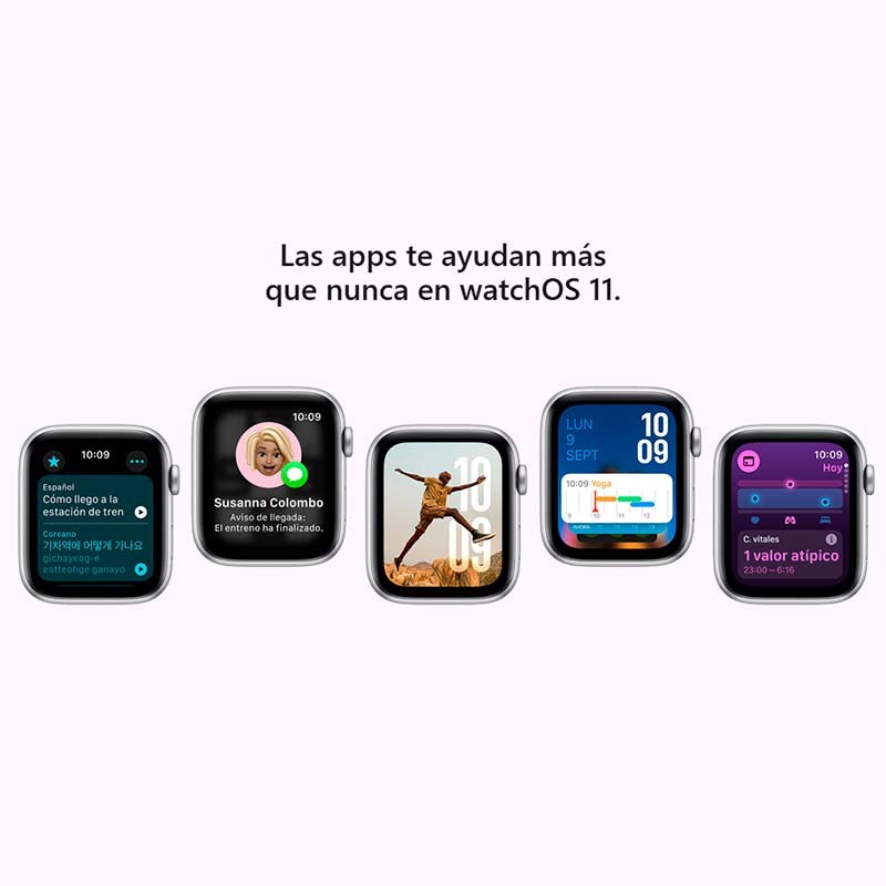 Apple Watch SE (2024) GPS 44mm Medianoche con Correa Deportiva S/M - Ítem3