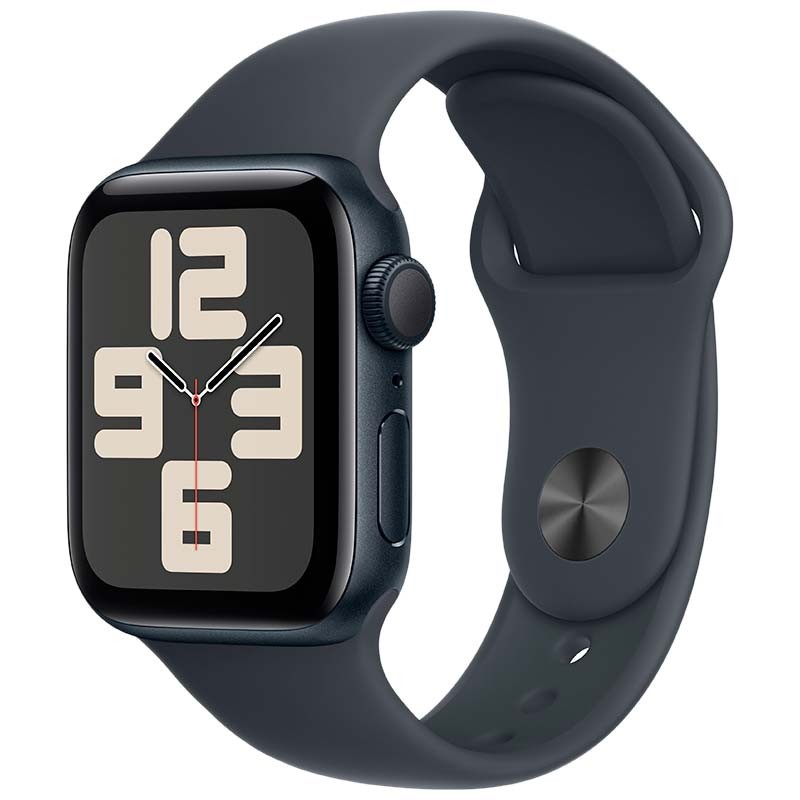 Apple Watch SE (2024) GPS 40mm Medianoche con Correa Deportiva S/M - Ítem