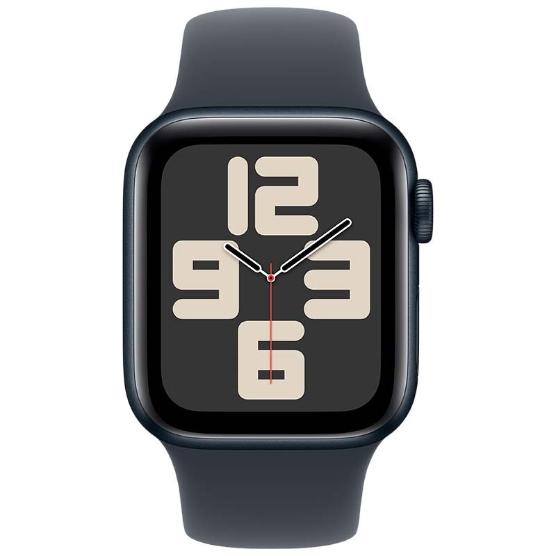 Apple Watch SE (2024) GPS 40mm Medianoche con Correa Deportiva S/M - Ítem1