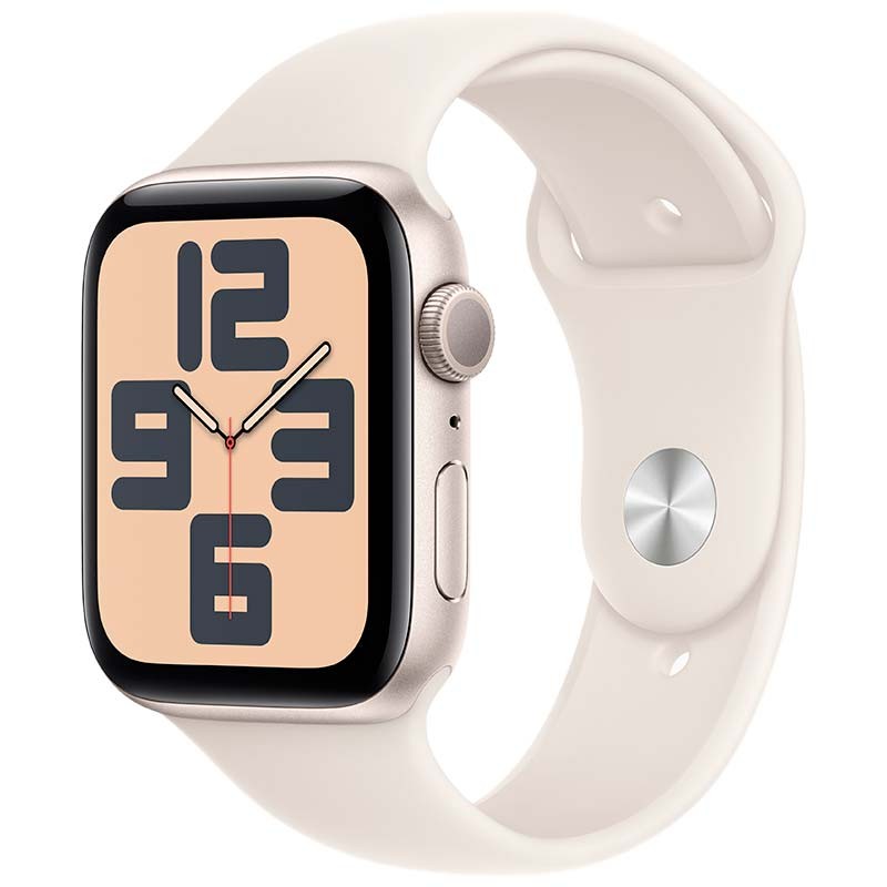 Apple Watch SE (2024) GPS 44mm Luz das Estrelas com Bracelete Desportiva M/L - Item
