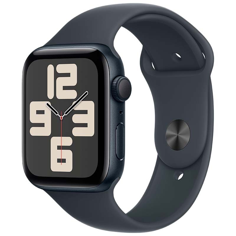 Apple Watch SE (2024) GPS 44mm Medianoche con Correa Deportiva M/L - Ítem