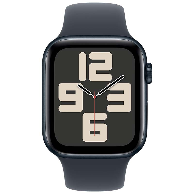 Apple Watch SE (2024) GPS 44mm Medianoche con Correa Deportiva M/L - Ítem1