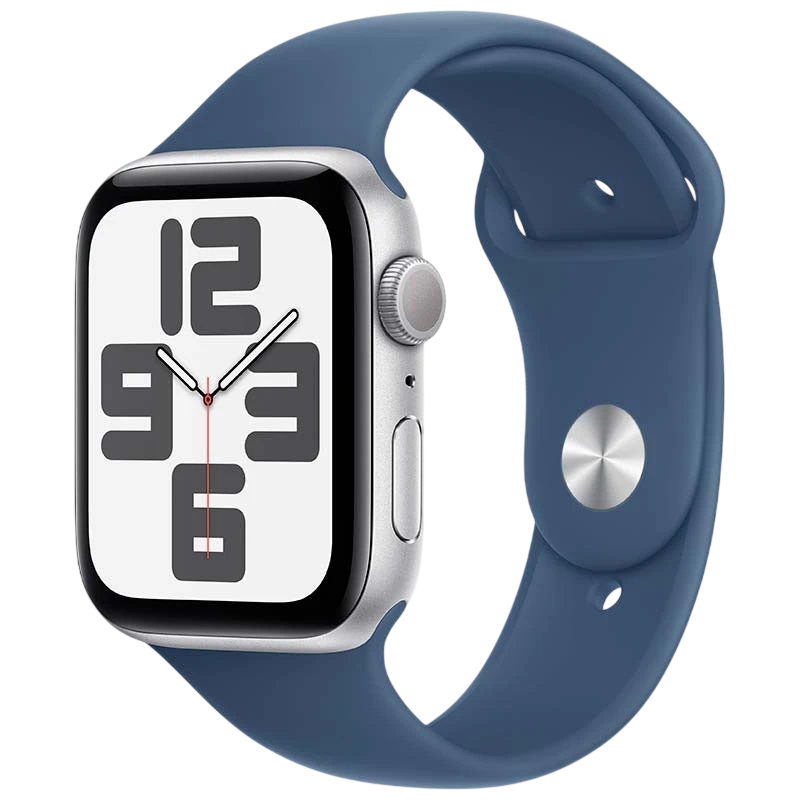 Apple Watch SE (2024) GPS 44mm Argent avec Bracelet Sport Bleu M/L - Ítem