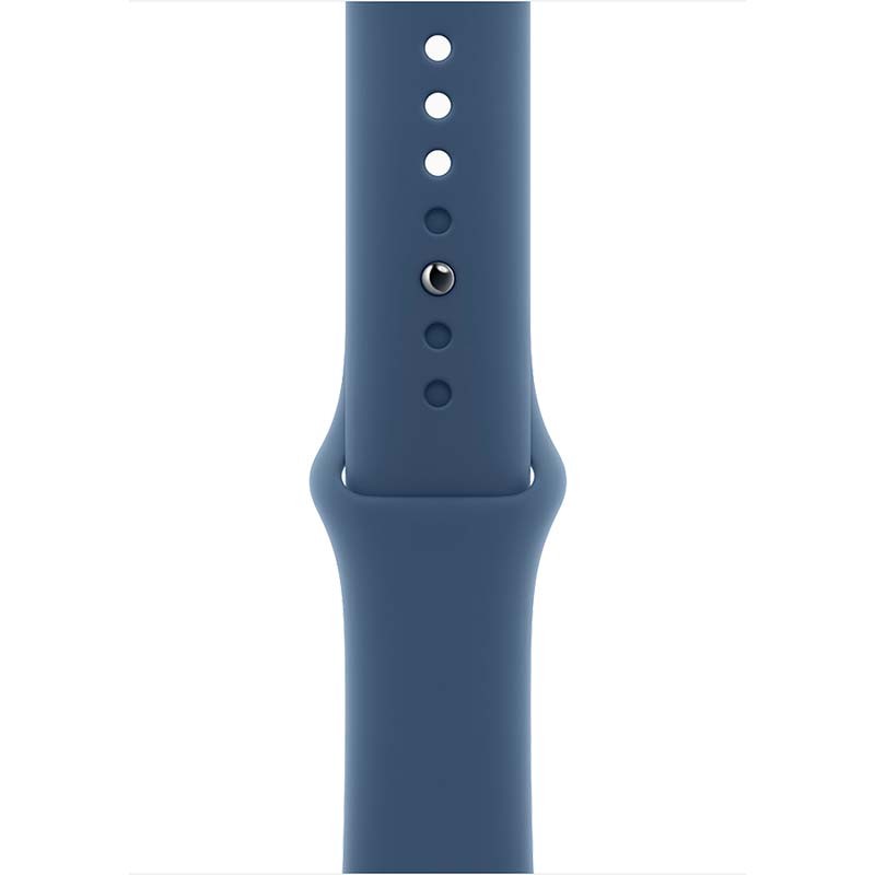 Apple Watch SE (2024) GPS 44mm Plata con Correa Deportiva Azul M/L - Ítem2