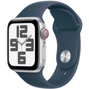 Apple Watch SE GPS + Cellular 40mm 2023 Plata con Correa Deportiva S/M