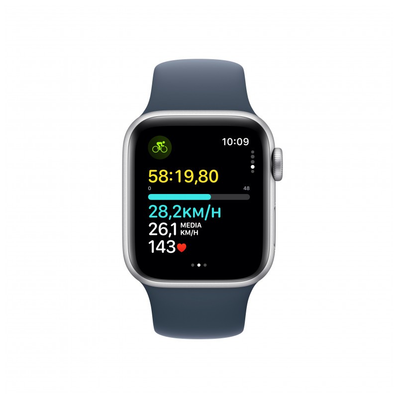 Apple Watch SE GPS + Cellular 40mm 2023 Plata con Correa Deportiva S/M - Ítem3