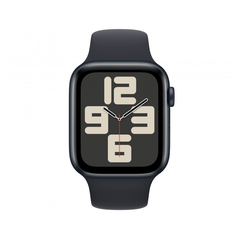 Apple Watch SE 2023 - GPS + Cellular - 44mm - Minuit - Bracelet Sport S/M