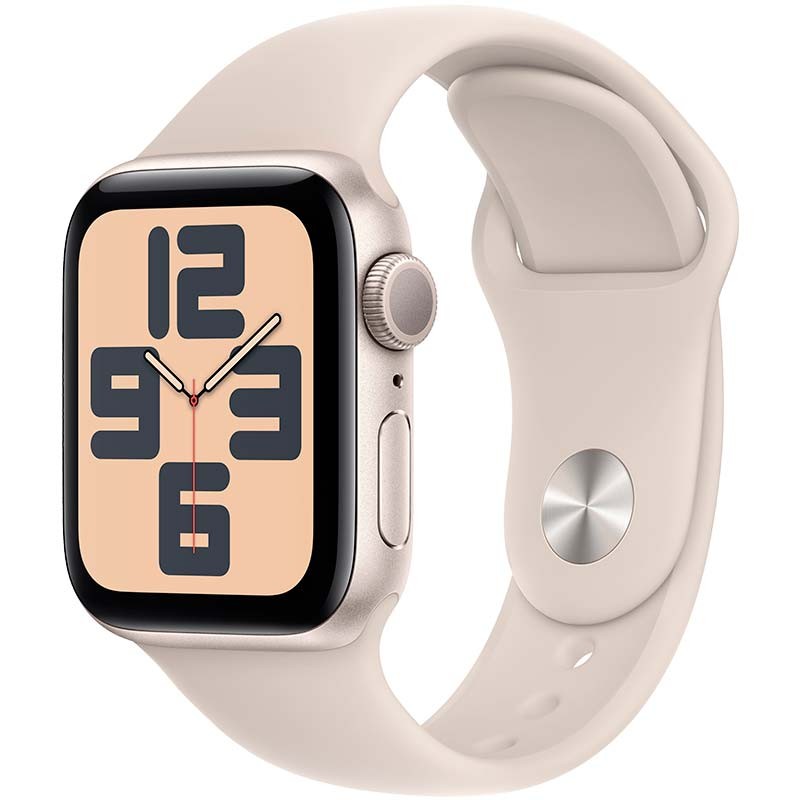 Apple Watch SE GPS 40mm 2023 Blanco Estrella con Correa Deportiva M/L - Ítem