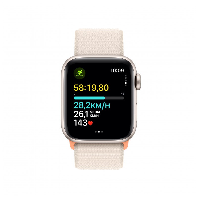 Apple Watch SE GPS 40mm 2023 Blanco Estrella con Correa Loop Deportiva - Ítem3