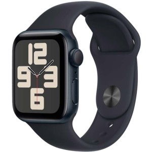 Apple Watch SE GPS 40mm 2023 Meia-noite com Bracelete Desportiva M/L