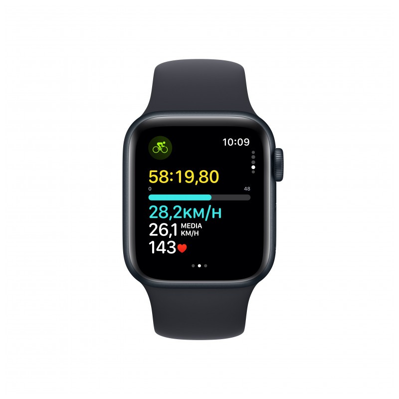 Apple Watch SE GPS 40mm 2023 Meia-noite com Bracelete Desportiva M/L - Item3
