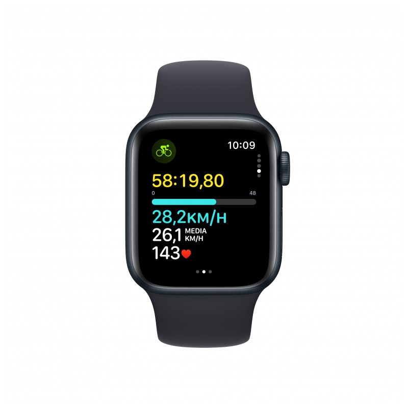 Apple Watch SE GPS 40mm 2023 Medianoche con Correa Deportiva S/M - Ítem3