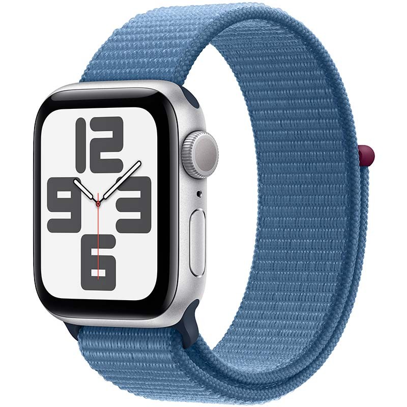 Apple Watch SE GPS 40mm 2023 Prateado com Bracelete Loop Desportiva - Item