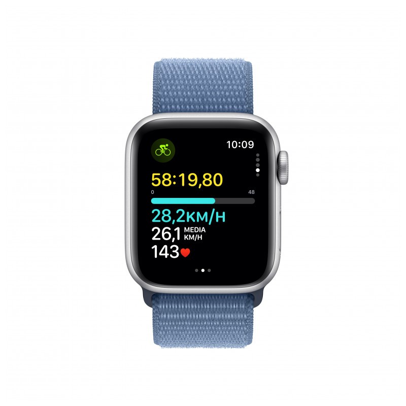 Apple Watch SE GPS 40mm 2023 Prateado com Bracelete Loop Desportiva - Item3