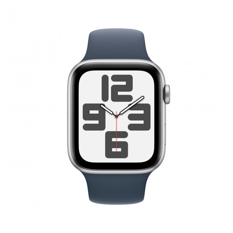 Apple Watch SE GPS 44mm 2023 Plata con Correa Deportiva S/M - Ítem1