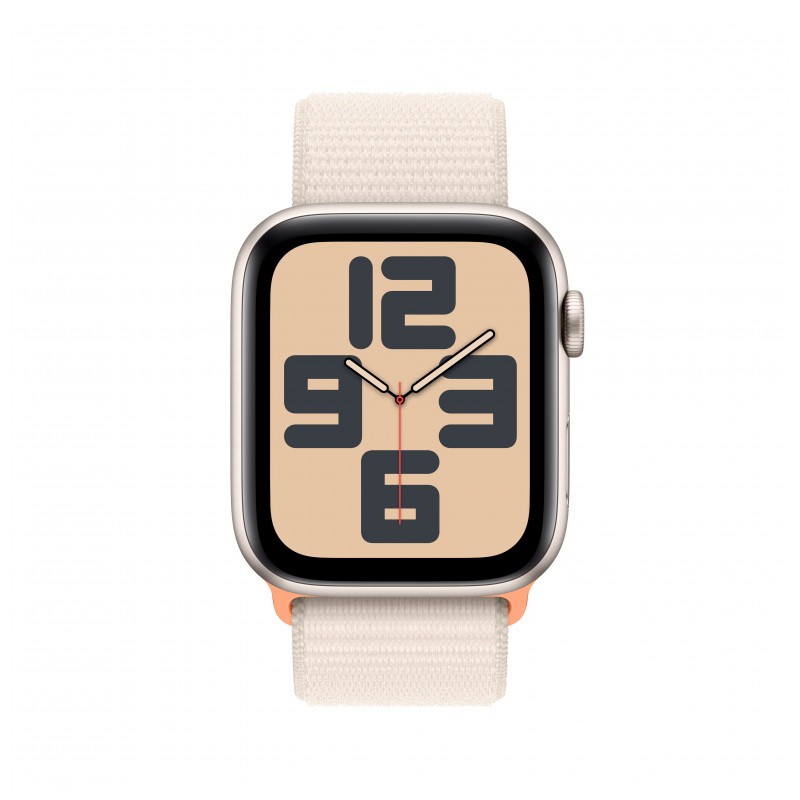 Apple Watch SE GPS 44mm 2023 Lumière Stellaire avec Bracelet Loop Sport - Ítem1