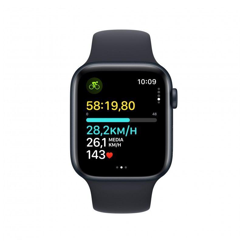 Apple Watch SE GPS 44mm 2023 Meia-noite com Bracelete Desportiva S/M - Item3