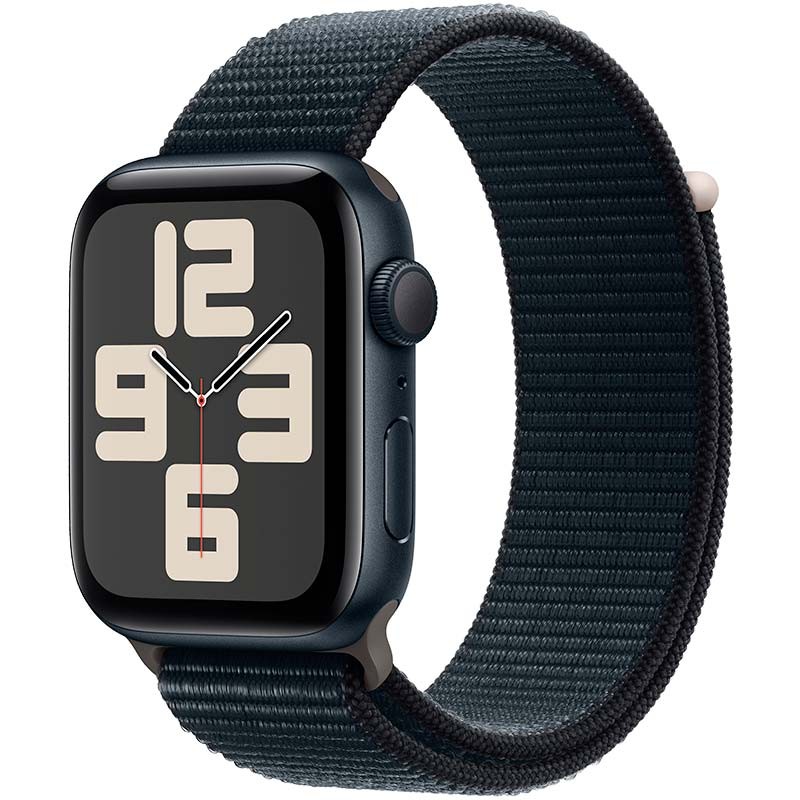 Apple Watch SE 2023 GPS 44mm Meia noite Bracelete Loop