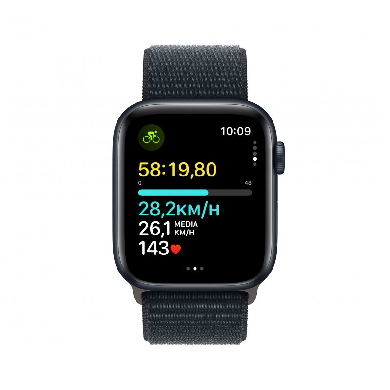 Apple Watch SE GPS 44mm 2023 Minuit avec Bracelet Loop Sport - Ítem3