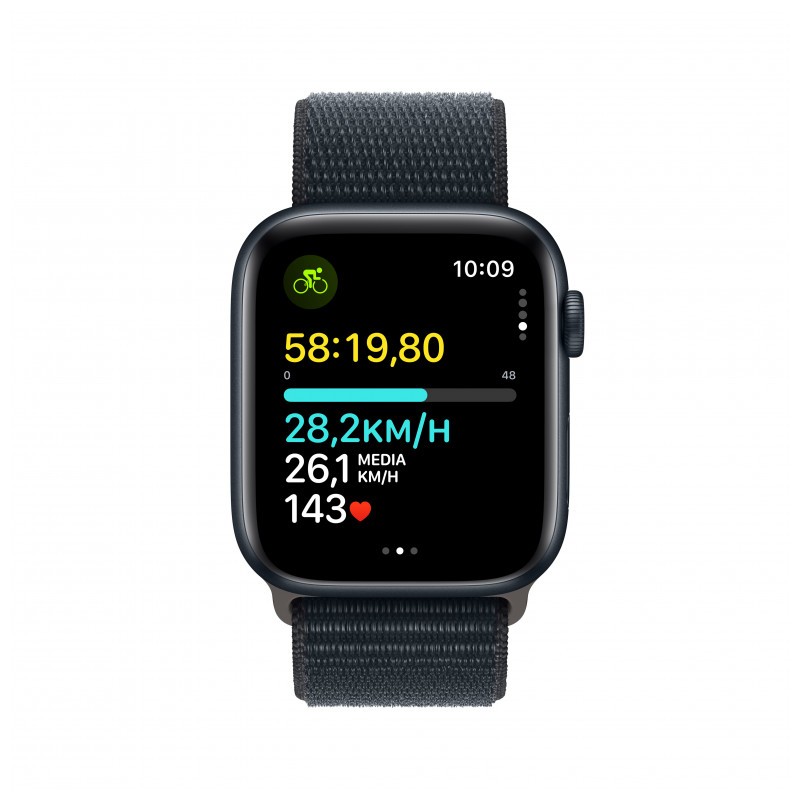 Apple Watch SE GPS 44mm 2023 Medianoche con Correa Loop Deportiva - Ítem3