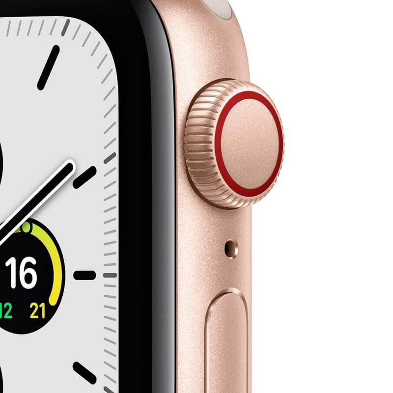 Apple Watch SE 40mm Cellular Aluminio Oro - Correa Deportiva Beige - Ítem1