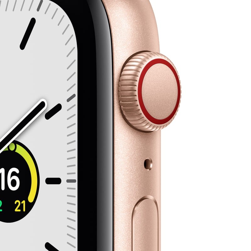 Apple Watch SE 44mm Cellular Aluminio Oro - Correa Deportiva Beige - Ítem1