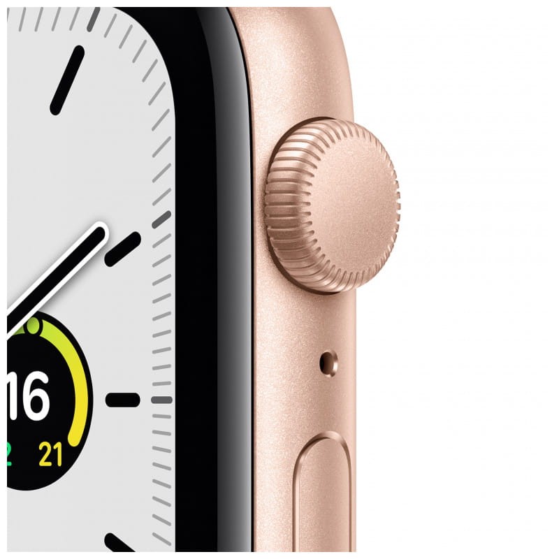Apple Watch SE 44mm GPS Aluminio Oro - Correa Deportiva Blanco Estrella - Reloj Inteligente - Ítem1