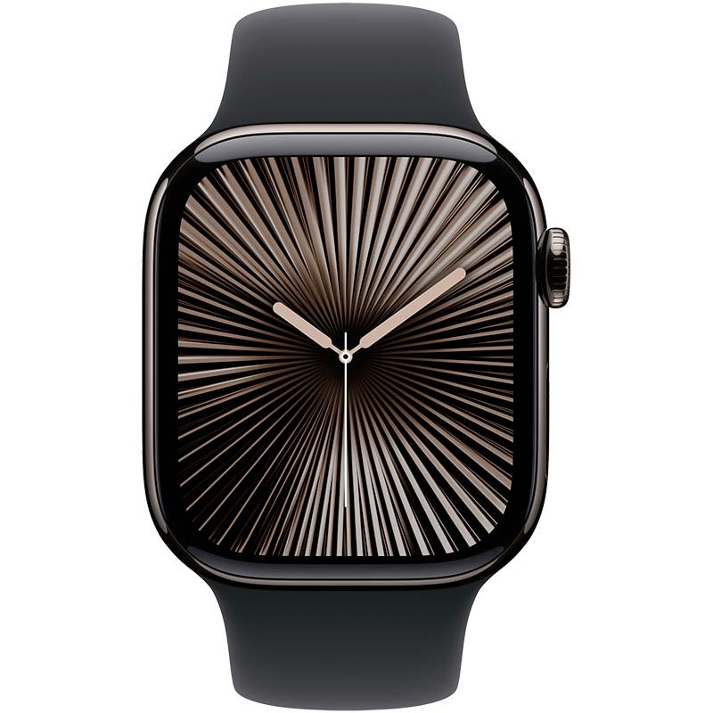 Apple Watch Series 10 GPS + Cellular 42 mm Titane Ardoise avec Bracelet Sport S/M - Ítem1