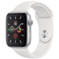 Apple Watch Series 5 GPS 40mm Alumínio Prata / Bracelete Desportiva Branco - Item