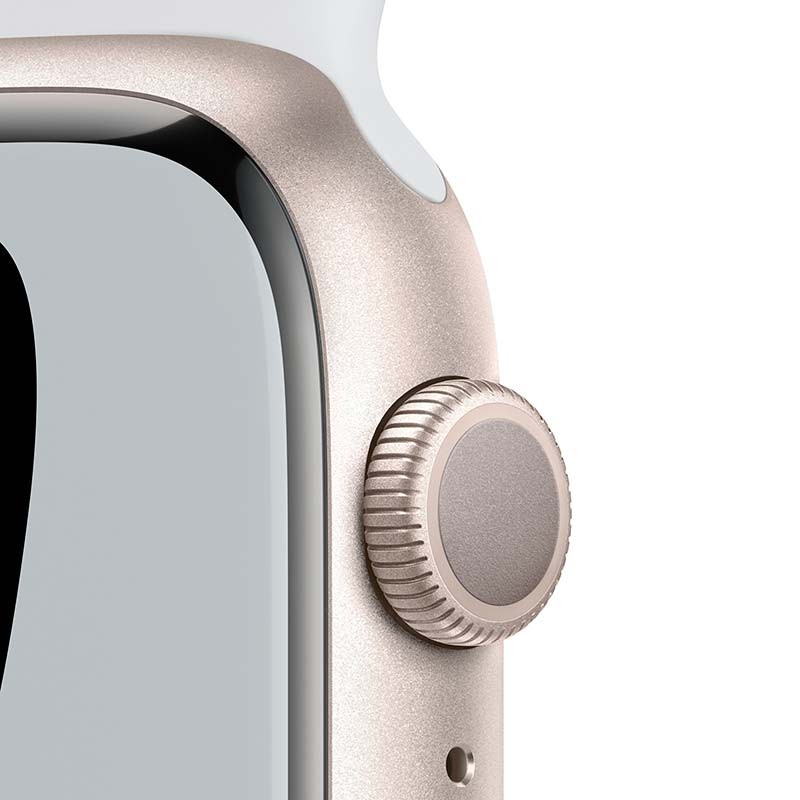 Apple Watch Nike Series 7 GPS Caja de aluminio 45mm Blanco Estrella con Correa Nike Sport Platino/Negro - Ítem2