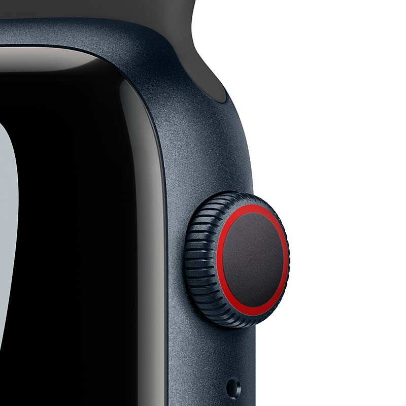 Apple Watch Nike Series 7 GPS Caja de aluminio 45mm Medianoche con Correa Nike Sport Antracita/Negro - Ítem2