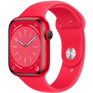 Montre Connectée Apple Watch Series 8 GPS 45mm Aluminium avec Bracelet Sport (PRODUCT)RED