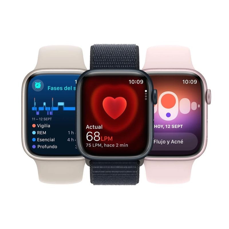 Apple Watch Series 9 GPS 41 mm Aluminio Rojo Correa deportiva (PRODUCT RED) M/L - Ítem7