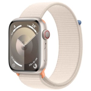 Apple Watch Series 9 GPS + Cellular 45mm Aluminio Blanco Estrella con Correa Loop