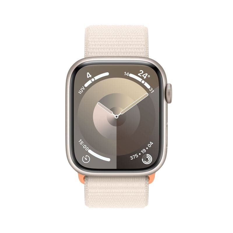 Apple Watch Series 9 GPS + Cellular 45 mm Luz das Estrelas Branco com Alça Loop - Item1