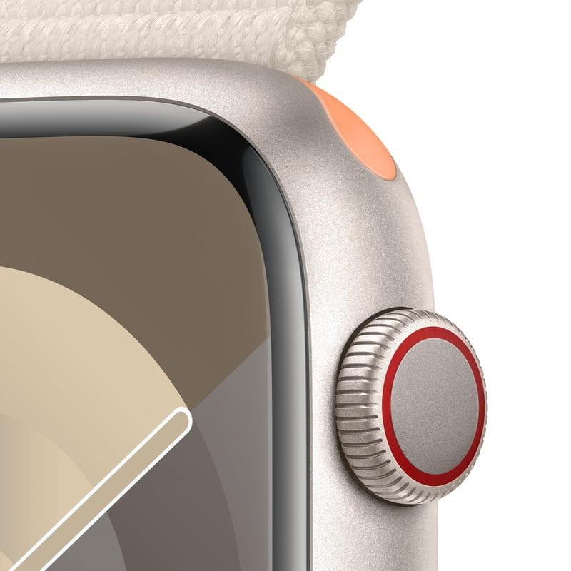 Apple Watch Series 9 GPS + Cellular 45 mm Luz das Estrelas Branco com Alça Loop - Item2